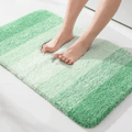Tapis de bain degrade vert