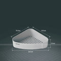 etagere de douche blanc dimensions