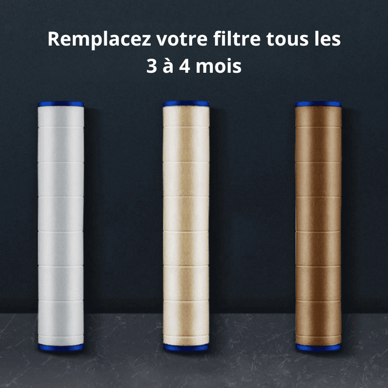 remplacement filtre en coton