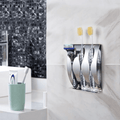 support brosse a dent mural