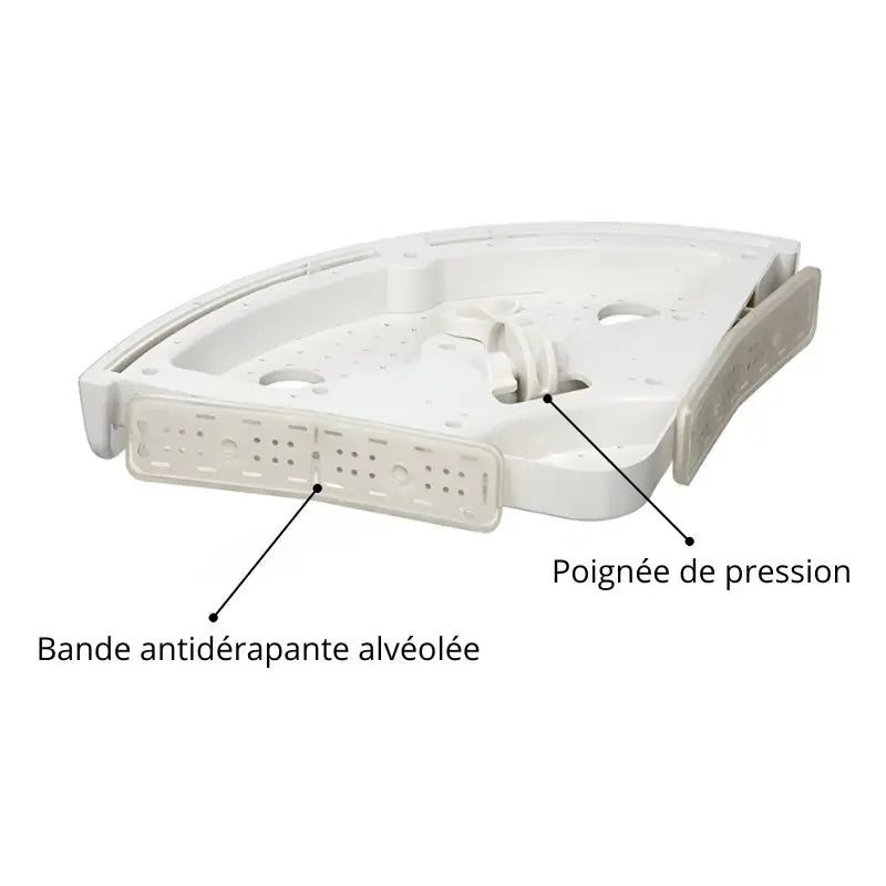 Étagère de douche sans perçage avec système de pression caractéristiques