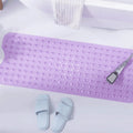 tapis de bain pvc violet