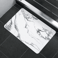tapis diatomite blanc