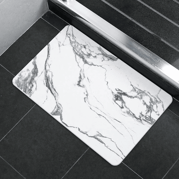 tapis diatomite blanc